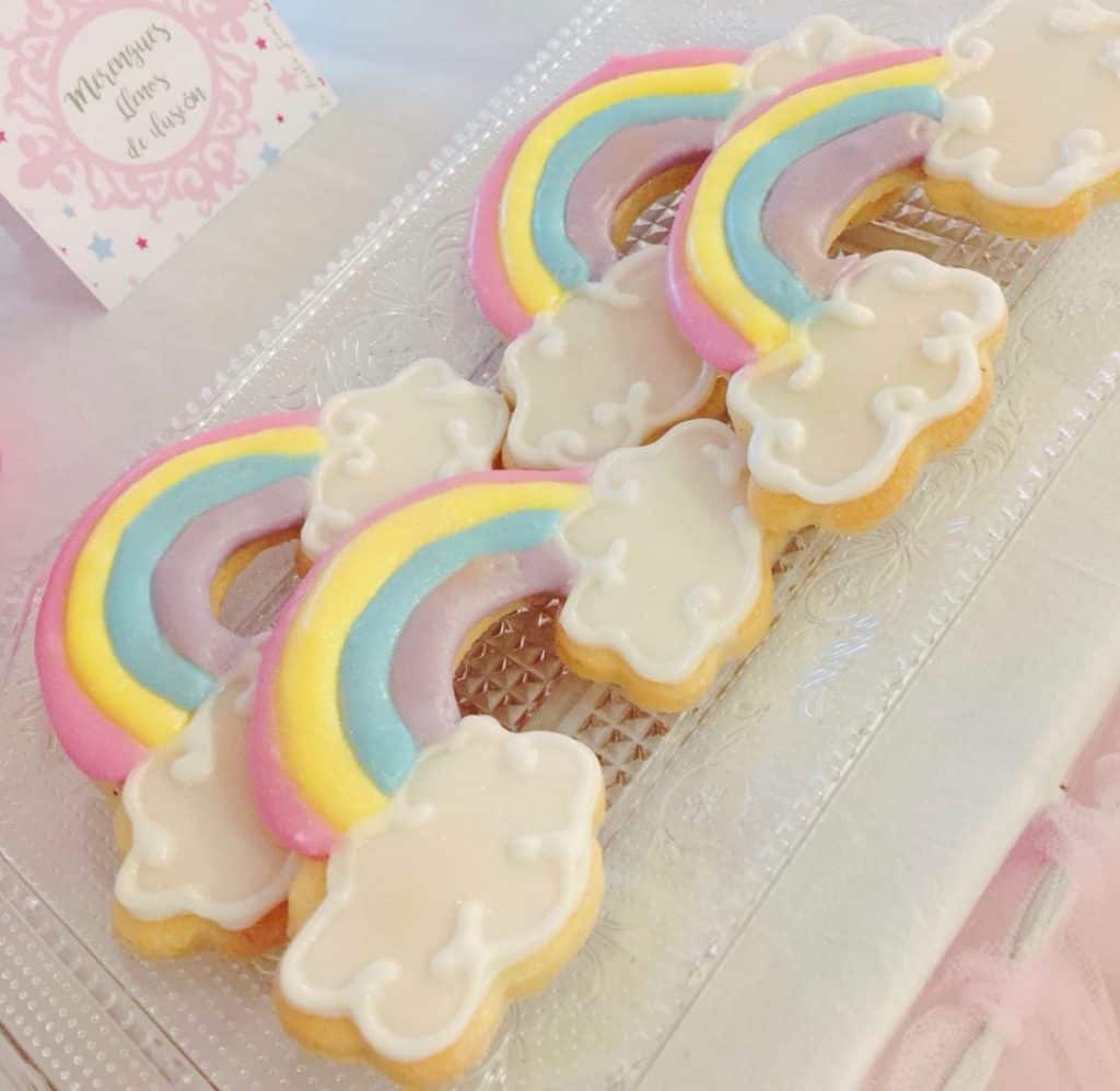 Galletas arcoiris