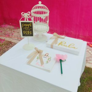 Mesa de firmas comunión