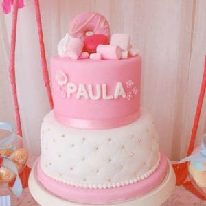 Tarta comunion en fondant