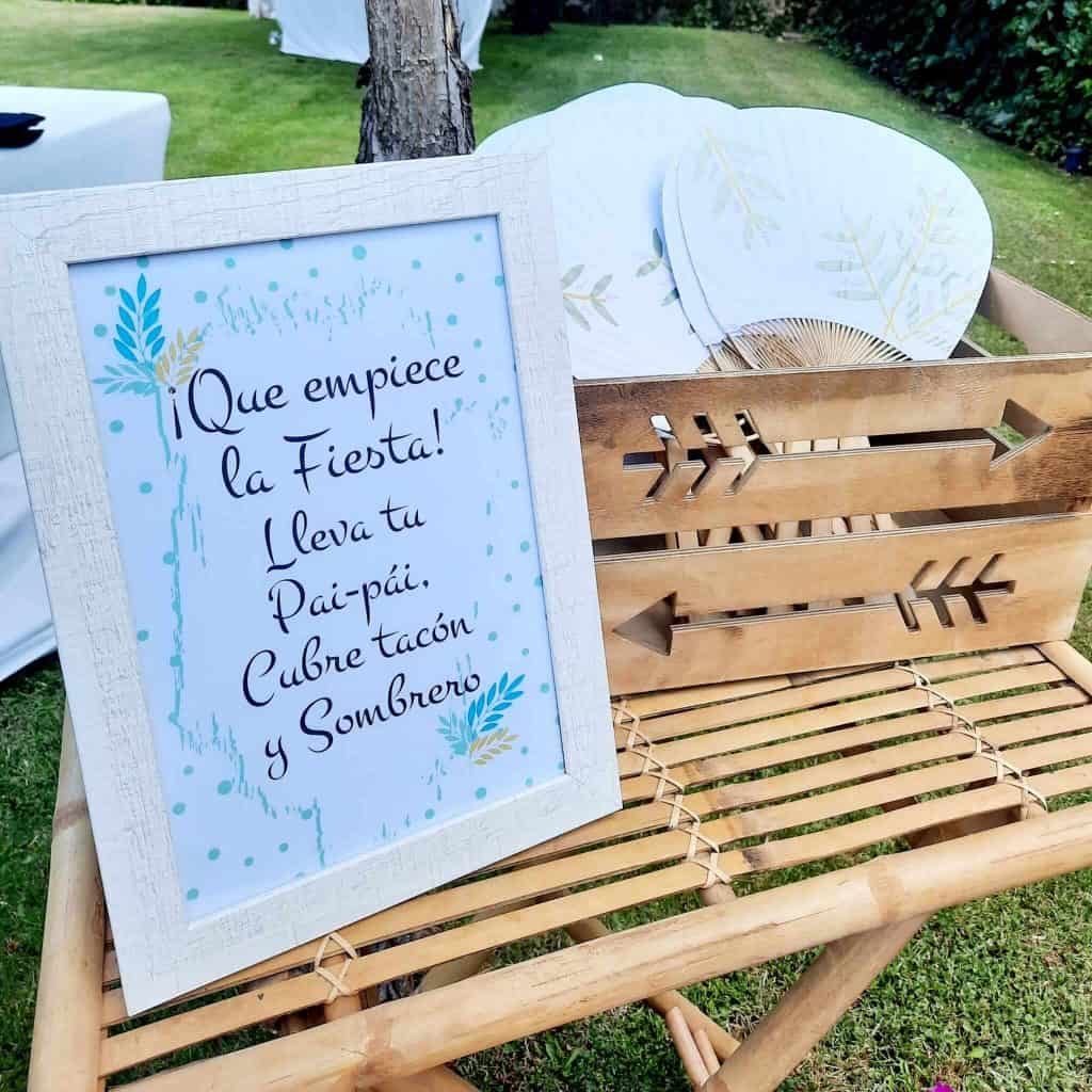 Cartel corner de regalos