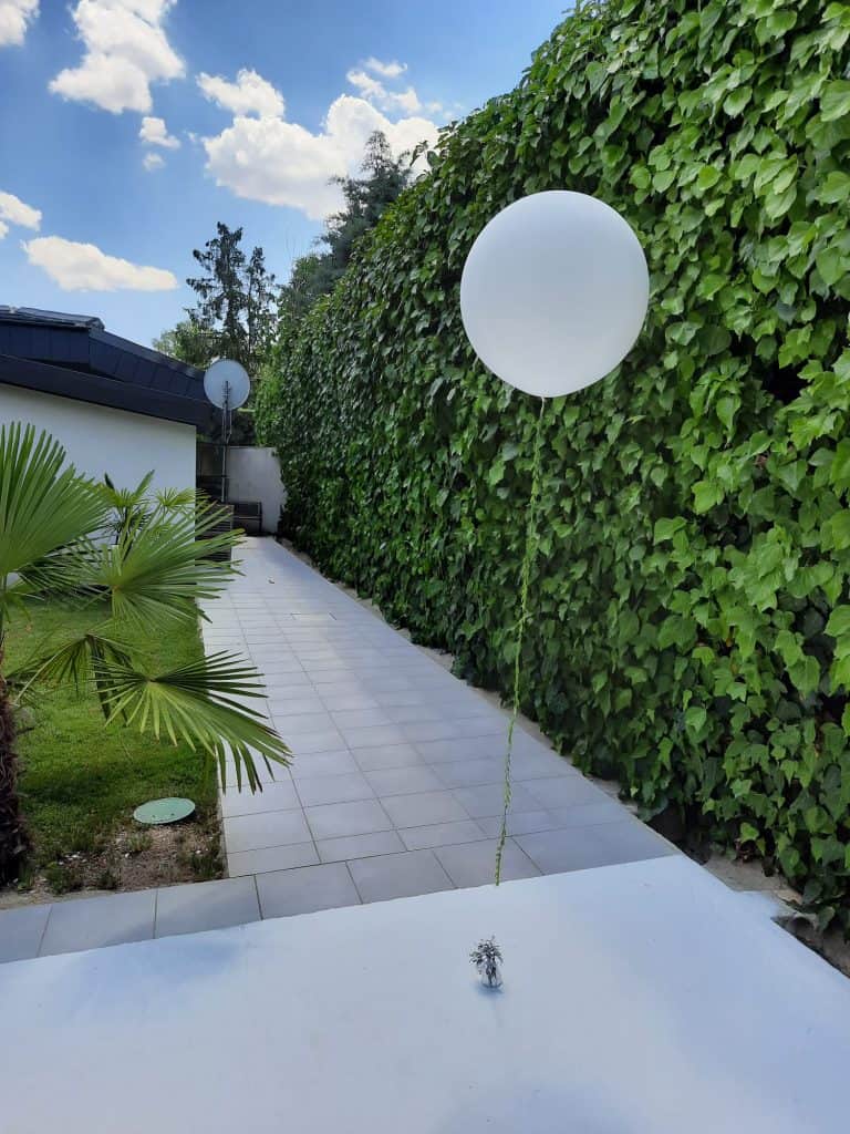 Maxi globos con helio bautizo