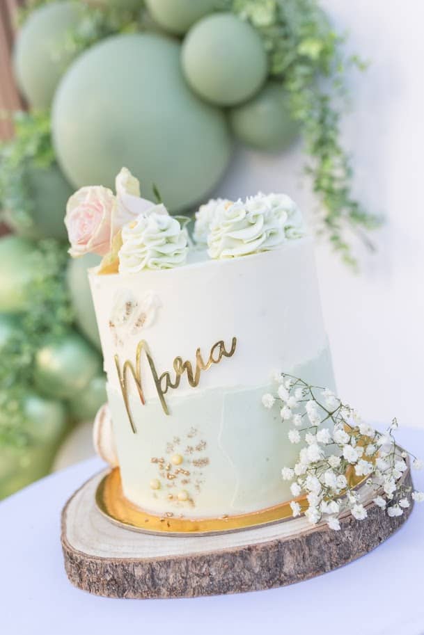 tarta de comunión niña