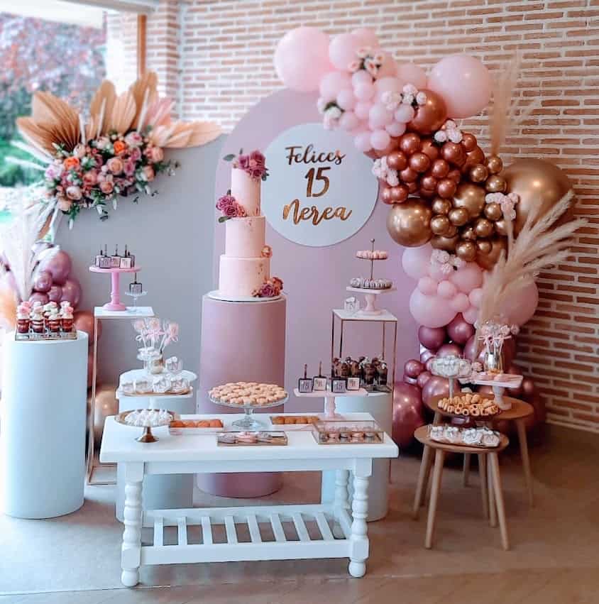 decoración para quinceaños en madrid