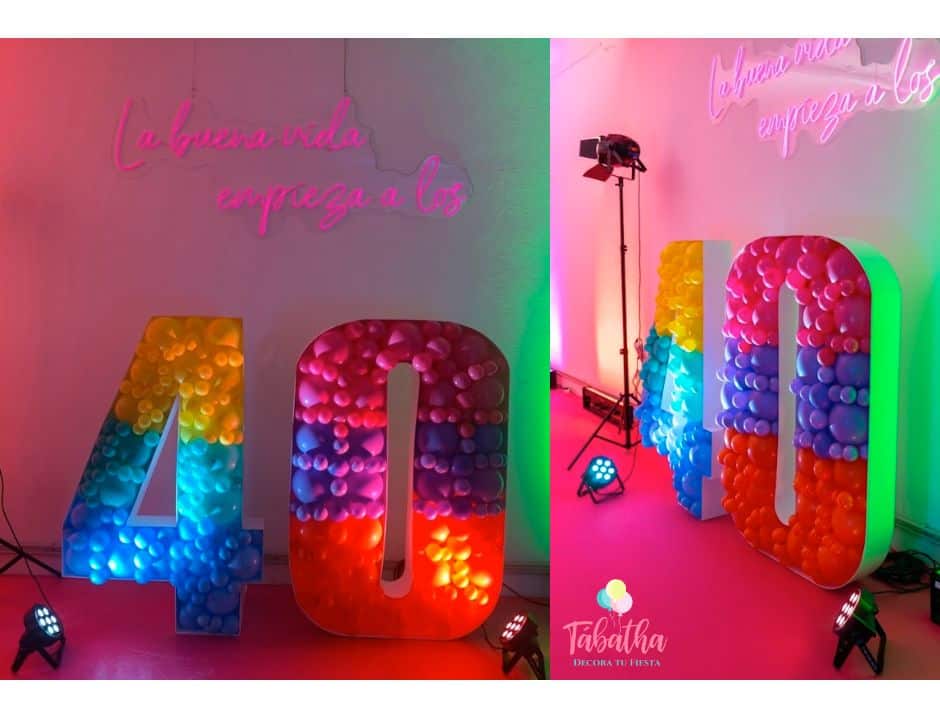 letras grandes 3d para rellenar con globos