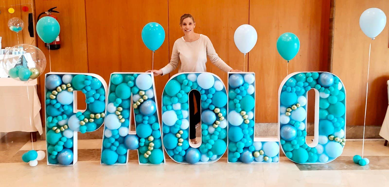 letras grandes 3d para rellenar con globos en madrid