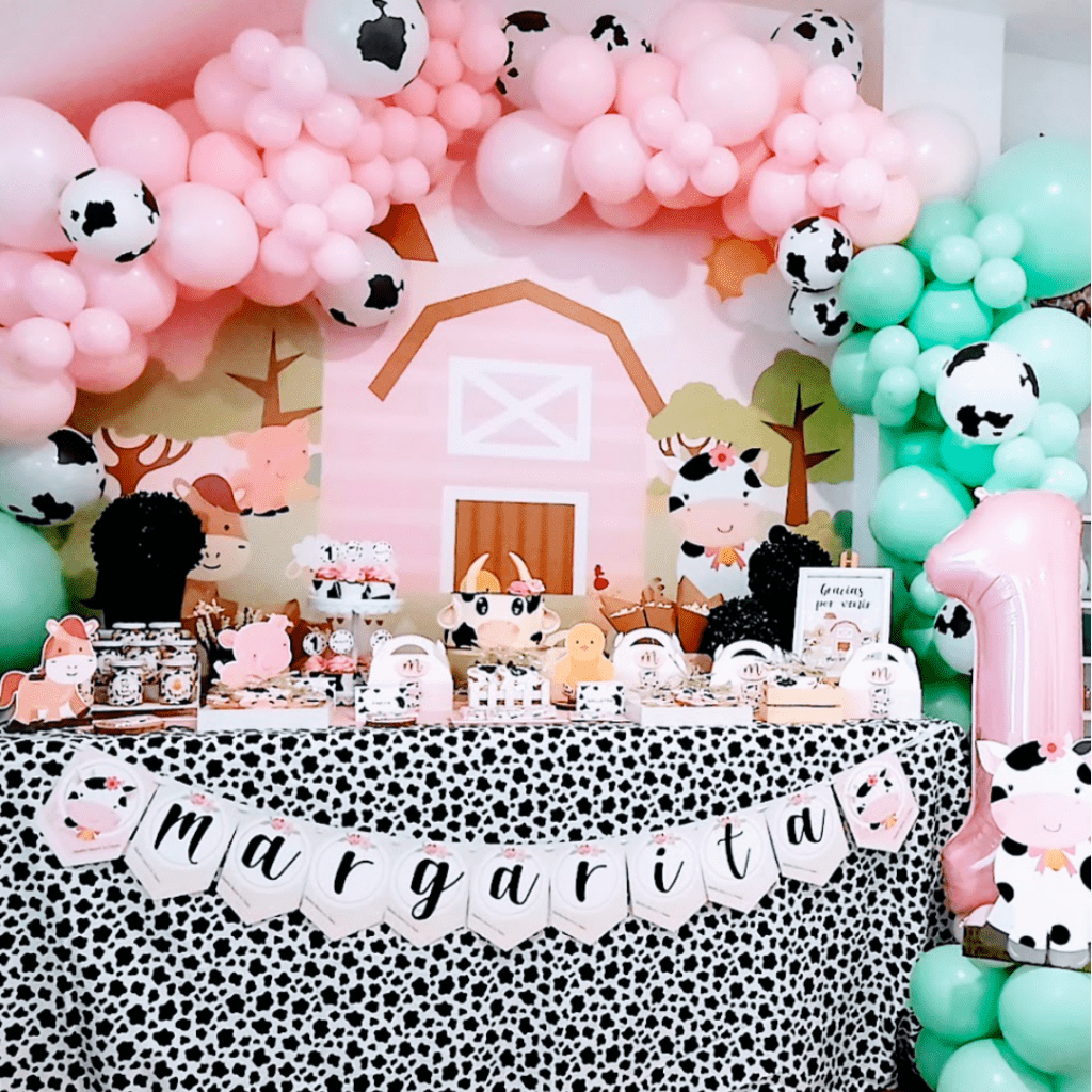 Decoración con globos para su primer cumpleaños - El Blog de