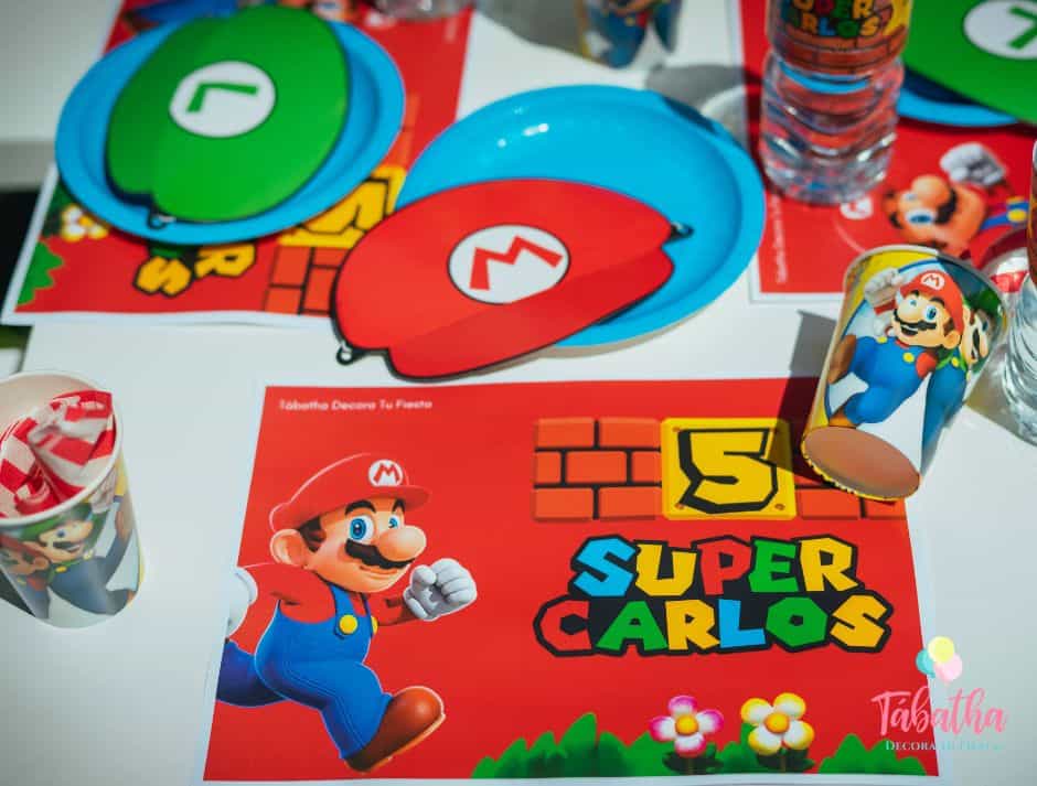 Decoración Cumpleaños Mario Bros en Madrid – Paso a paso