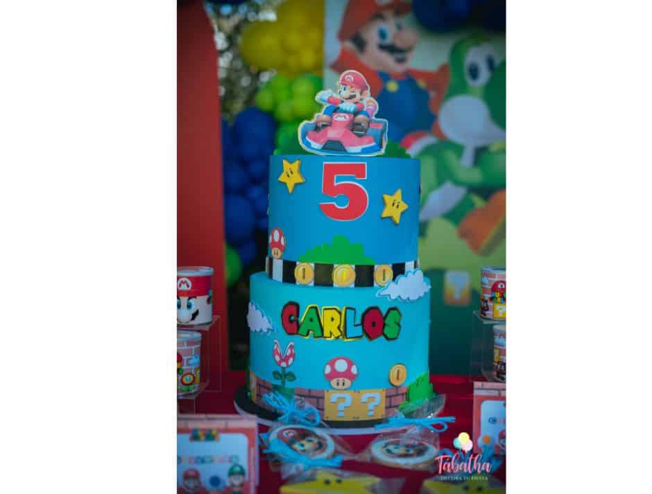 tarta personalizada de super mario bros