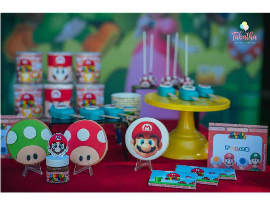 galletas personalizadas de super mario bros