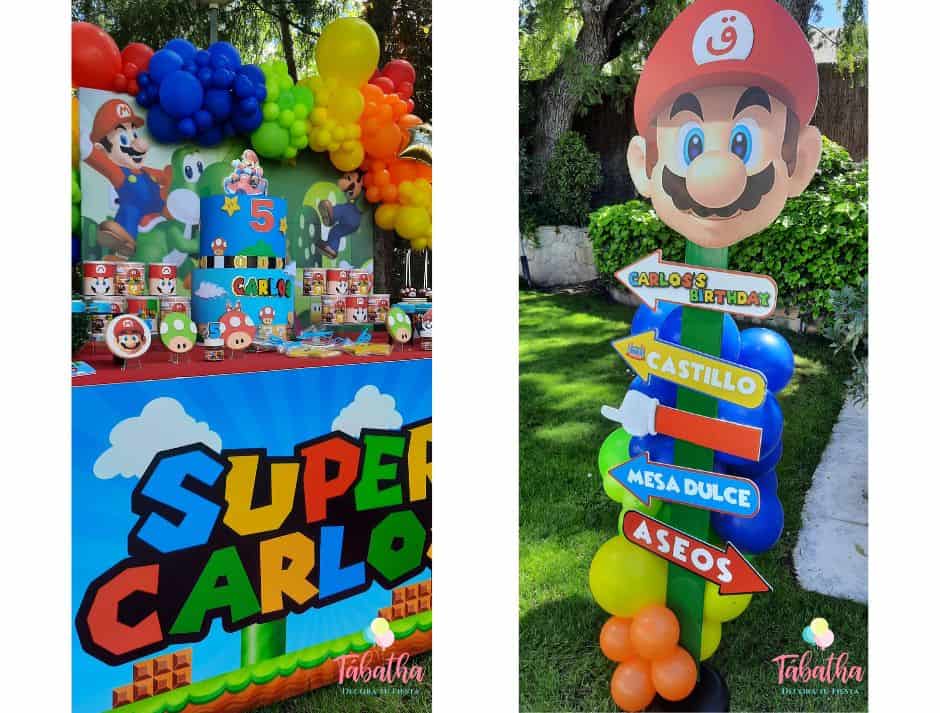 Mario Bros Decoracion De Cumpleanos