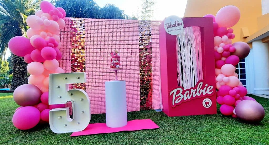 decoración de cumpleaños barbie