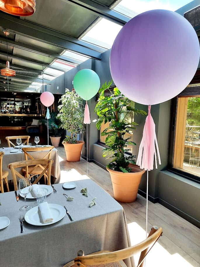 Globos con helio comunion