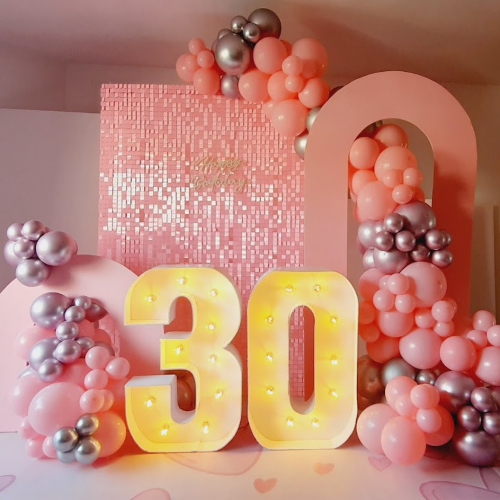 decoracion 30 cumpleaños