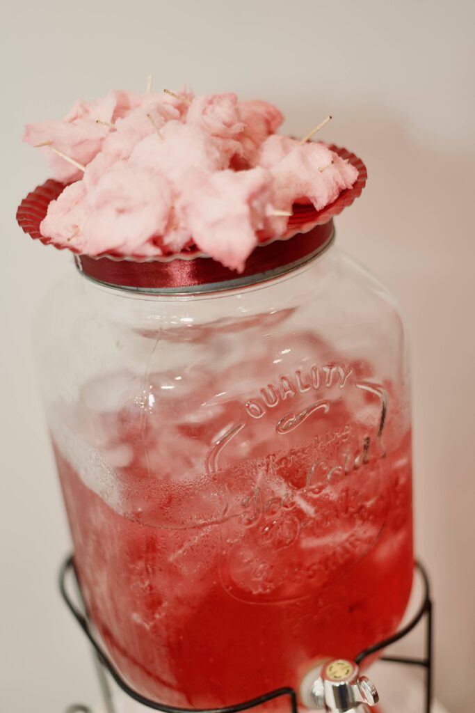 coctel efervescente chuches liofilizadas sparkling coctel rosa