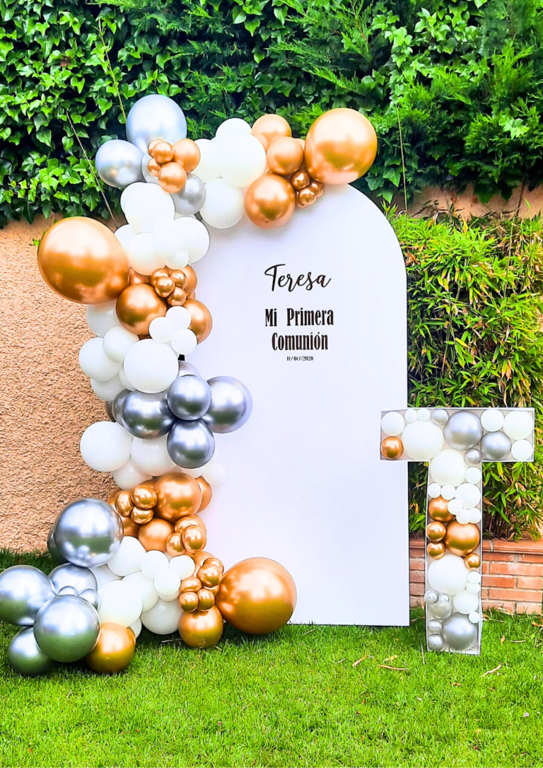 pRIMERA COMUNION GLOBOS