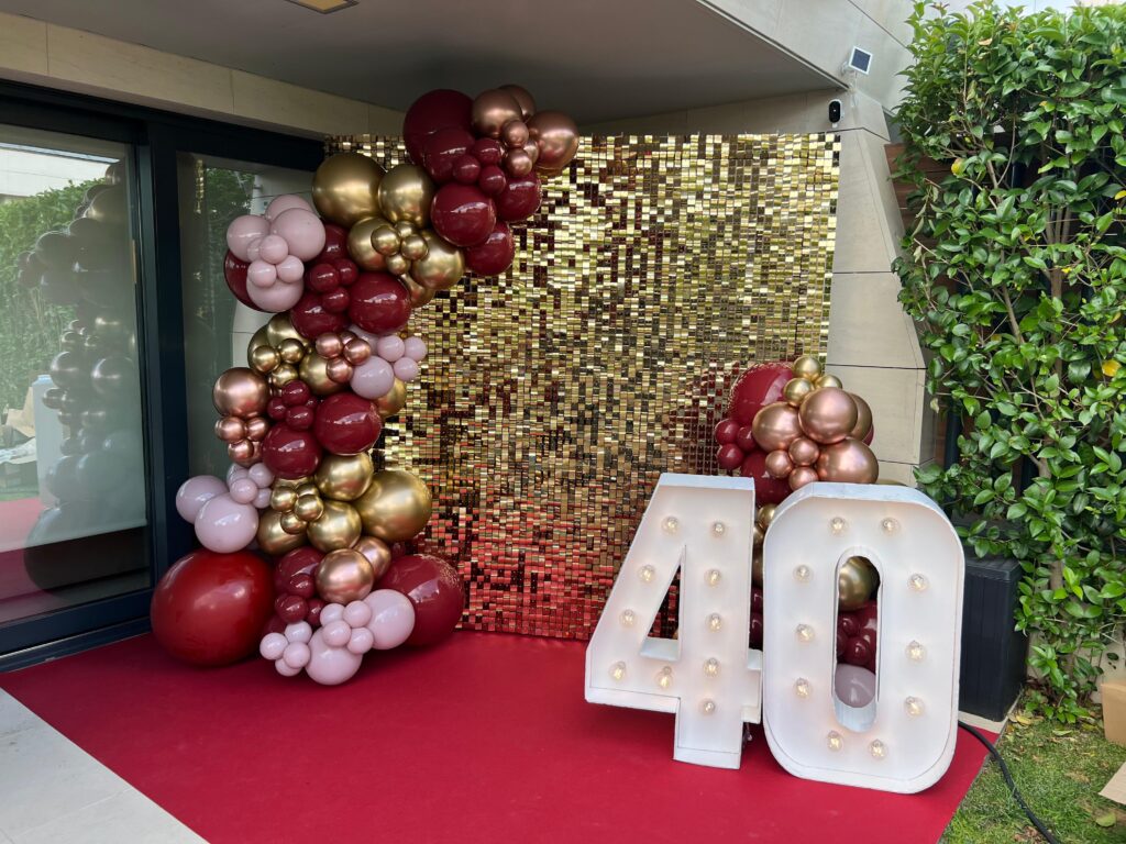 Decoración cumpleaños adultos en madrid