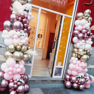 columna globos