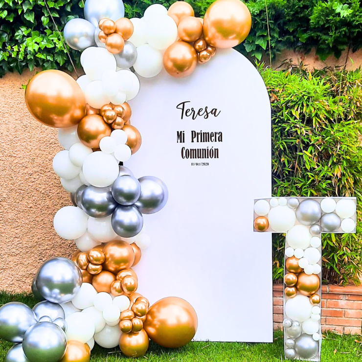 pRIMERA COMUNION GLOBOS